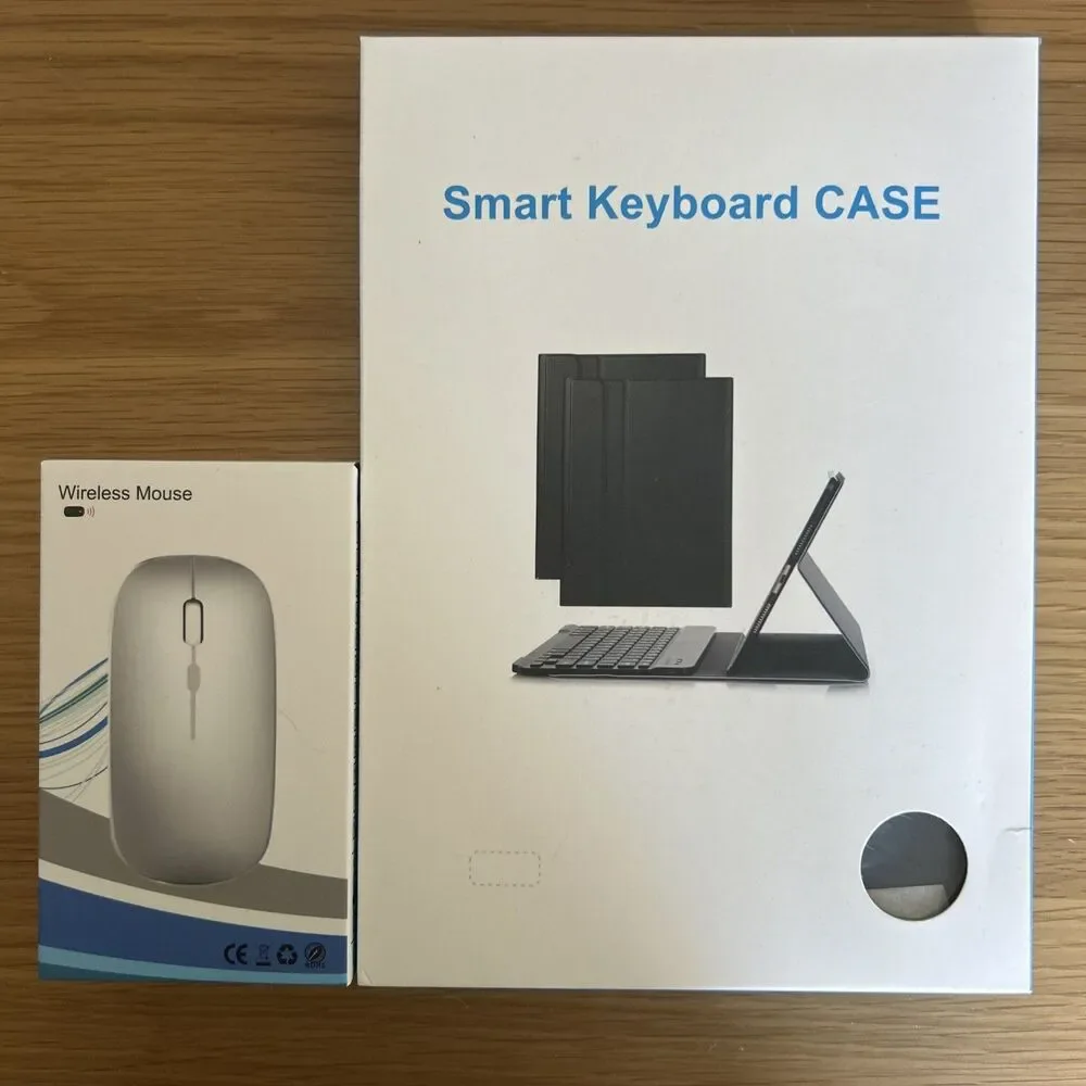 TUNKARMOR Keyboard Case For iPad Mini 7 A17 Pro Mini 6 8.3 In. W/ Mouse Magnetic